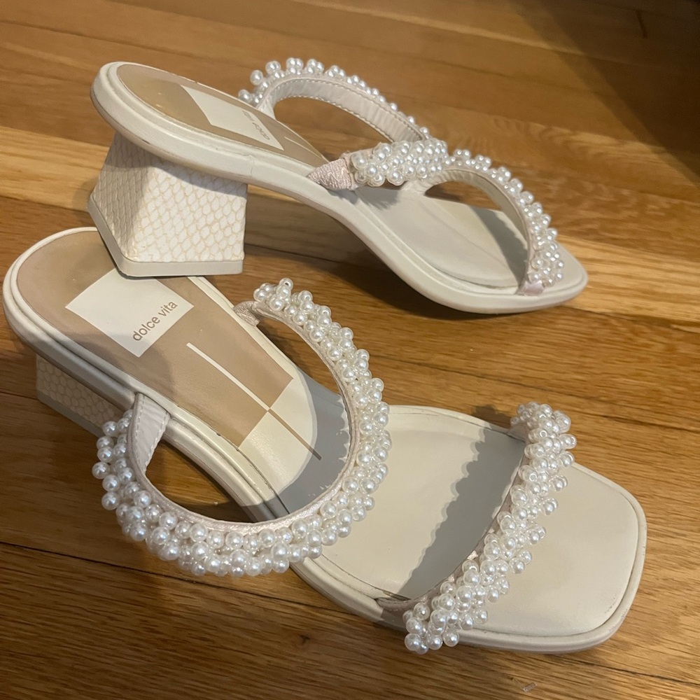 Dolce Vita River Pearl Heels - Size 7 - Worn once